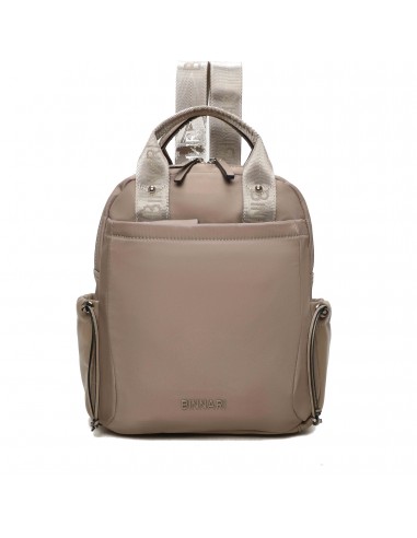 Mochila Binnari Elodie, Nylon, Taupe
