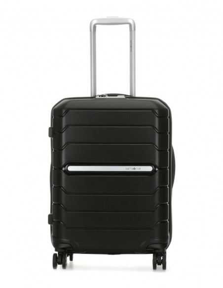 Maleta Flux Spinner Expansible Negra 4 Ruedas