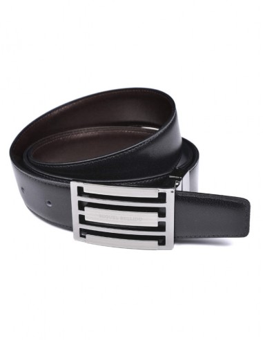 Cinto Reversível Masculino Preto...